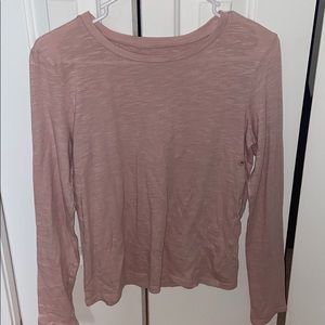 pink long sleve shirt